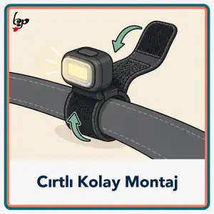 Köpek aksesuarında cırtlı kolay montaj