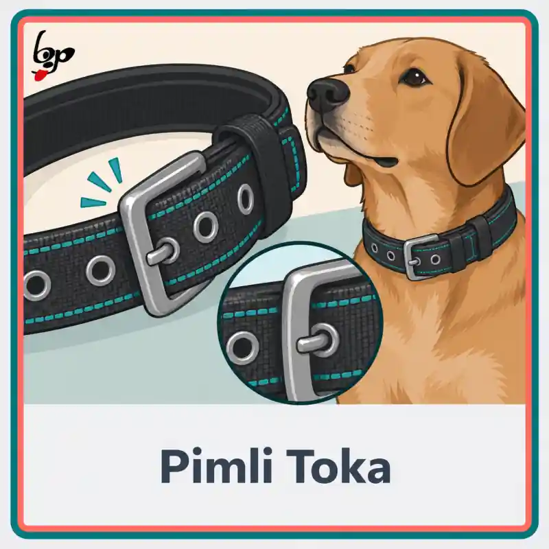 Kerbl köpek boyun tasması pimli toka