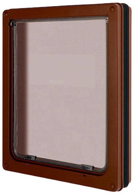 Köpek Kapısı L 2 Yollu kapı 363 x 297mm Kahve