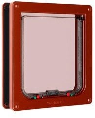 Büyük Kedi ve küçük Köpek Kapısı L 4 yollu Kapı 181 x 196 mm Kahve