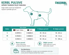 Kerbl Pulsive Köpek Göğüs Tasması XL Siyah-Kahve 72-96 cm
