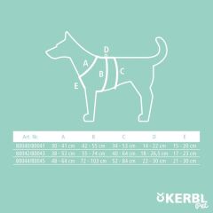 Köpek Sırt Tasması Kaçış Önleyici  42 cm - 55 cm - M