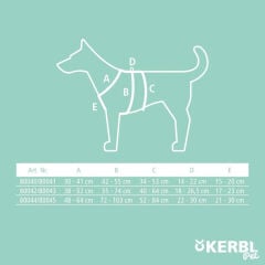 Köpek Sırt Tasması Kaçış Önleyici  55 cm - 74 cm - L
