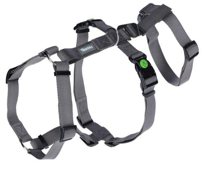 Kerbl Miami Kaçış Önleyici Köpek Sırt Tasması XL Gri 72-103 cm