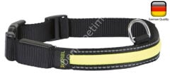 Kerbl Light & Reflex LED Işıklı ve Reflektörlü Köpek Boyun Tasması Siyah-Sarı
