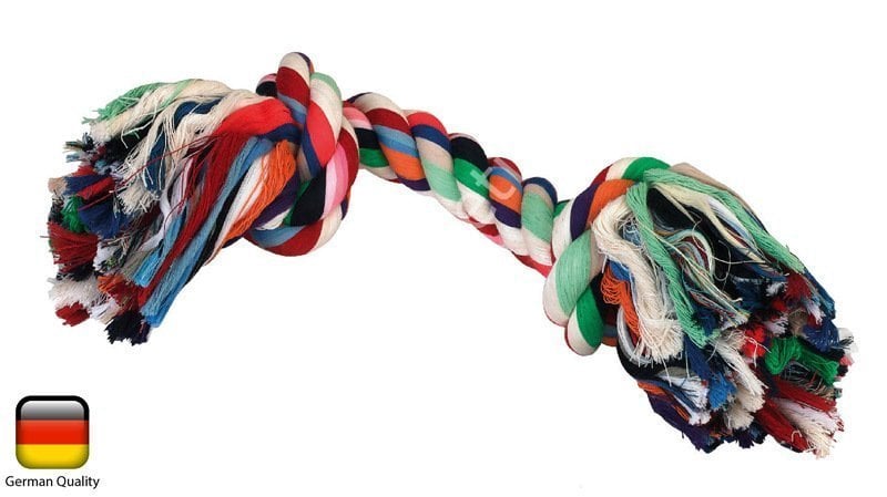 Köpek Diş Temizleme Oyuncağı Pamuk Kemik, 37 cm, 240 g