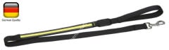 Kerbl Light & Reflex 120 cm LED Işıklı ve Reflektörlü Köpek Gezdirme Kayışı Siyah-Sarı