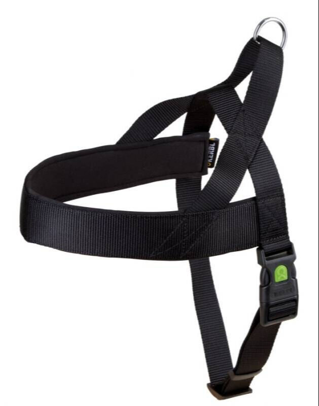 Kerbl Miami Plus Köpek Göğüs Tasması M Siyah 65-85 cm