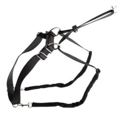 Kerbl Maxi Leader Çekiş Kontrol Köpek Eğitim Tasması XL Siyah 55-80 cm