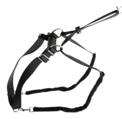 Kerbl Maxi Leader Çekiş Kontrol Köpek Eğitim Tasması M Siyah 30-45 cm