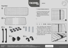 Köpek için Araç Izgarası - 96-145 cm