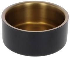 Çift Duvarlı Çelik Mama Kabı 900ml Lüks – Golden Serisi