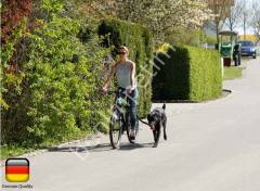 Kerbl Active Bel Kemerli Elastik Köpek Koşu Kayışı Siyah