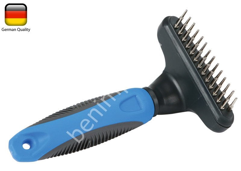 Köpek Tüy Tarağı 15 x 9 cm çift sıralı