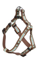 Kerbl Wild Life Köpek Göğüs Tasması S Kahverengi-Turkuaz 25-45 cm