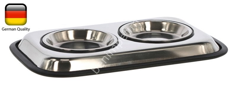 İkili Çelik Mama Kabı [2 x 200 ml]