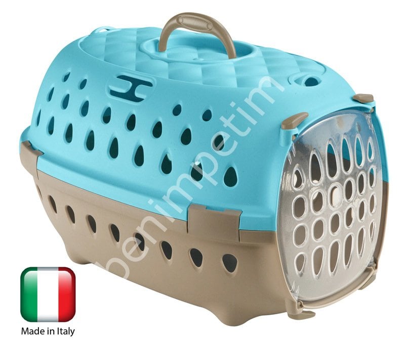 Kedi Taşıma Kafesi Travel Chic Stefanplast Mavi