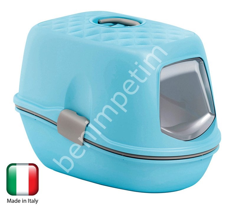 Elekli Kapalı Kedi Tuvaleti Furba Top