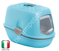 Elekli Kapalı Kedi Tuvaleti Furba Top