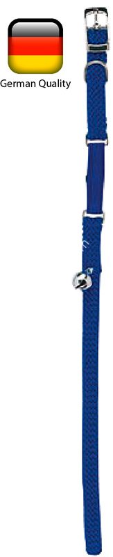 Zilli Kedi Tasması Lastikli ve Çıngıraklı Mavi