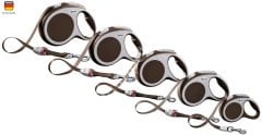 Flexi Vario Tasma Kahverengi 5 m - 60 kg