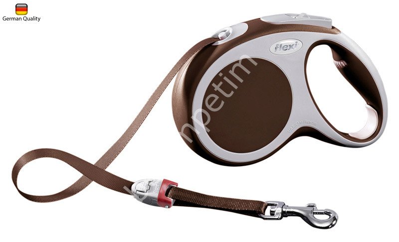 Flexi Vario Tasma Kahverengi 5 m - 25 kg