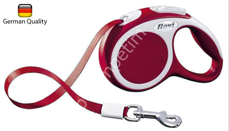 Flexi Vario Tasma Kırmızı 3 m - 12 kg
