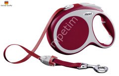 Flexi Vario Tasma Kırmızı 8 m - 50 kg