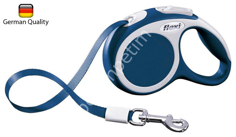 Flexi Vario Tasma Mavi 3 m - 12 kg