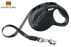 Flexi New Classic Siyah 3 m - 12 kg