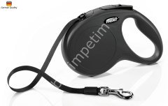 Flexi New Classic Siyah 5 m - 25 kg