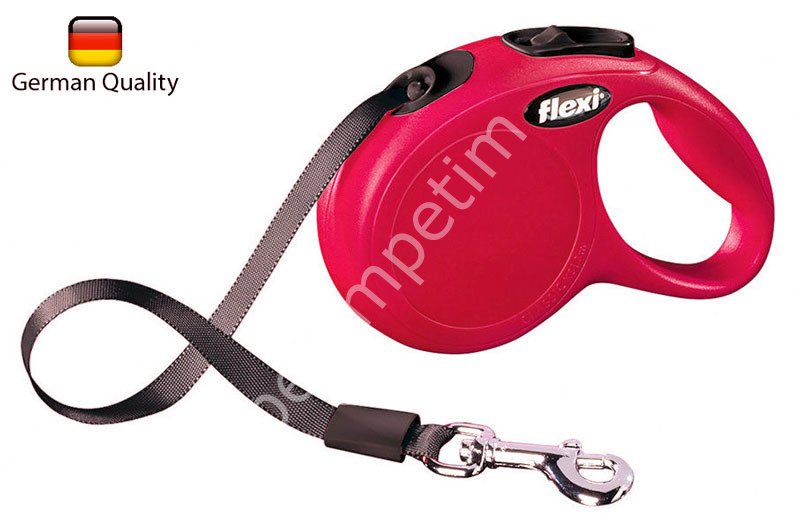 Flexi New Classic Kırmızı 3 m - 12 kg