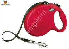 Flexi New Classic Kırmızı 8 m - 50 kg