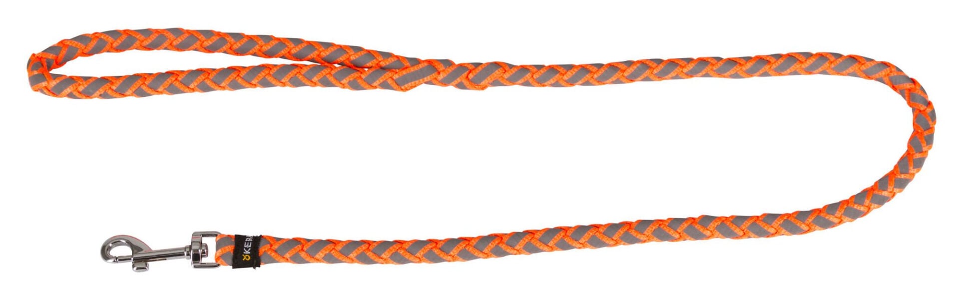 Kerbl Maxi Safe Reflektörlü Köpek Gezdirme Kayışı Gri-Turuncu 100 cm